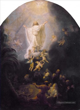 L’Ascension du Christ Rembrandt Peinture à l'huile